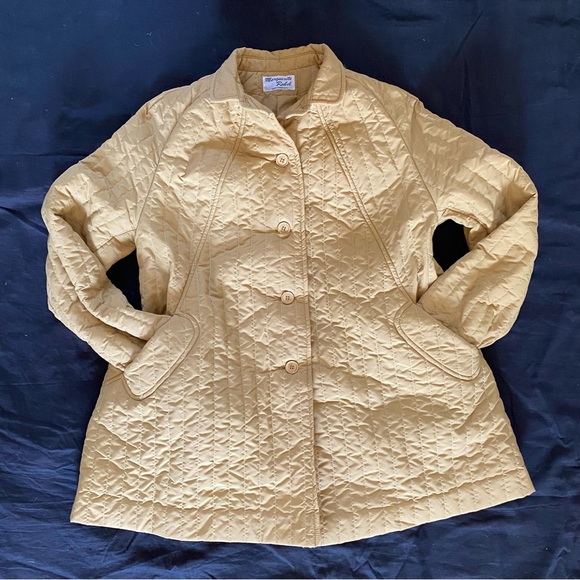 Vintage Mustard Coat Jacket - Picture 3 of 10